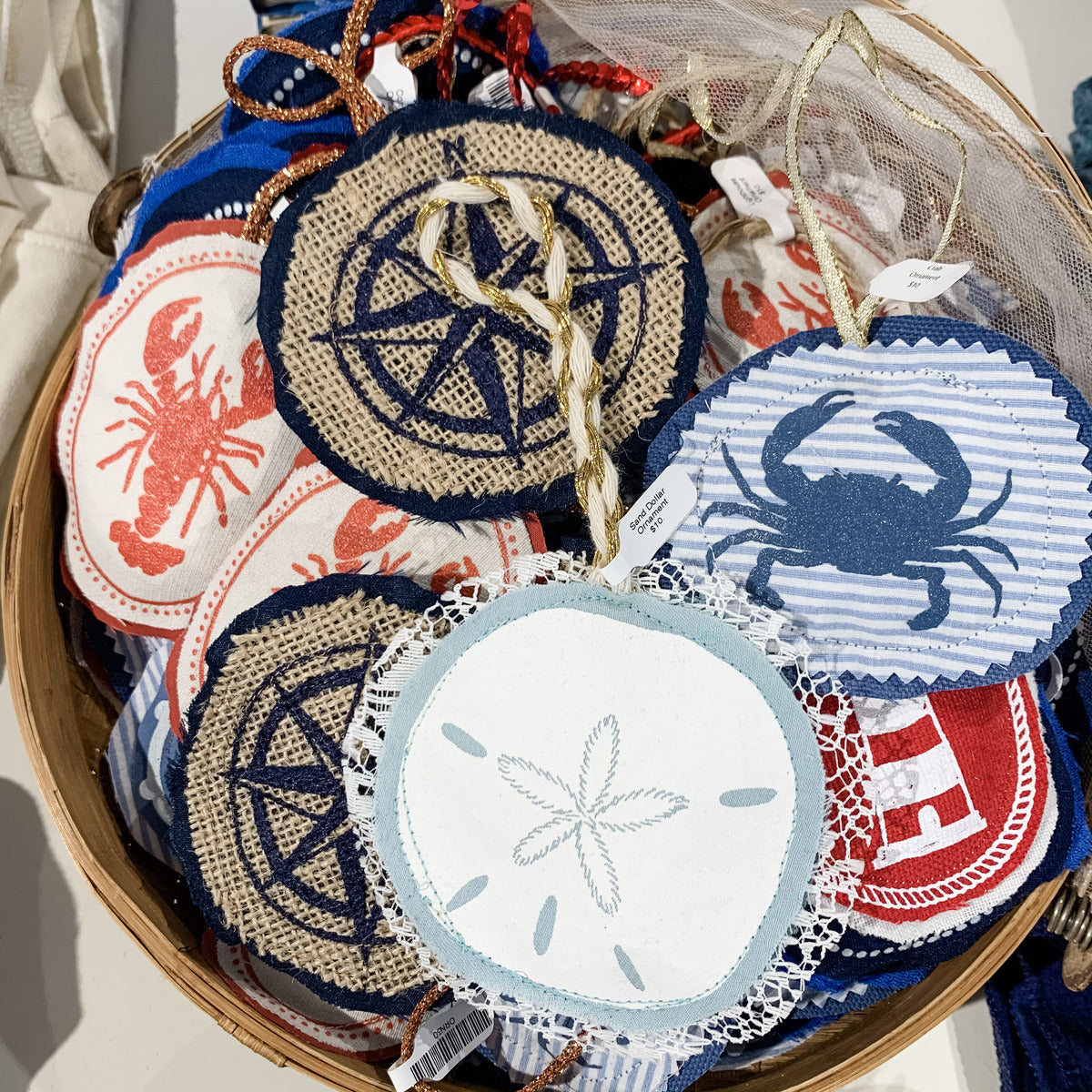 Sand Dollar Plushie Ornament