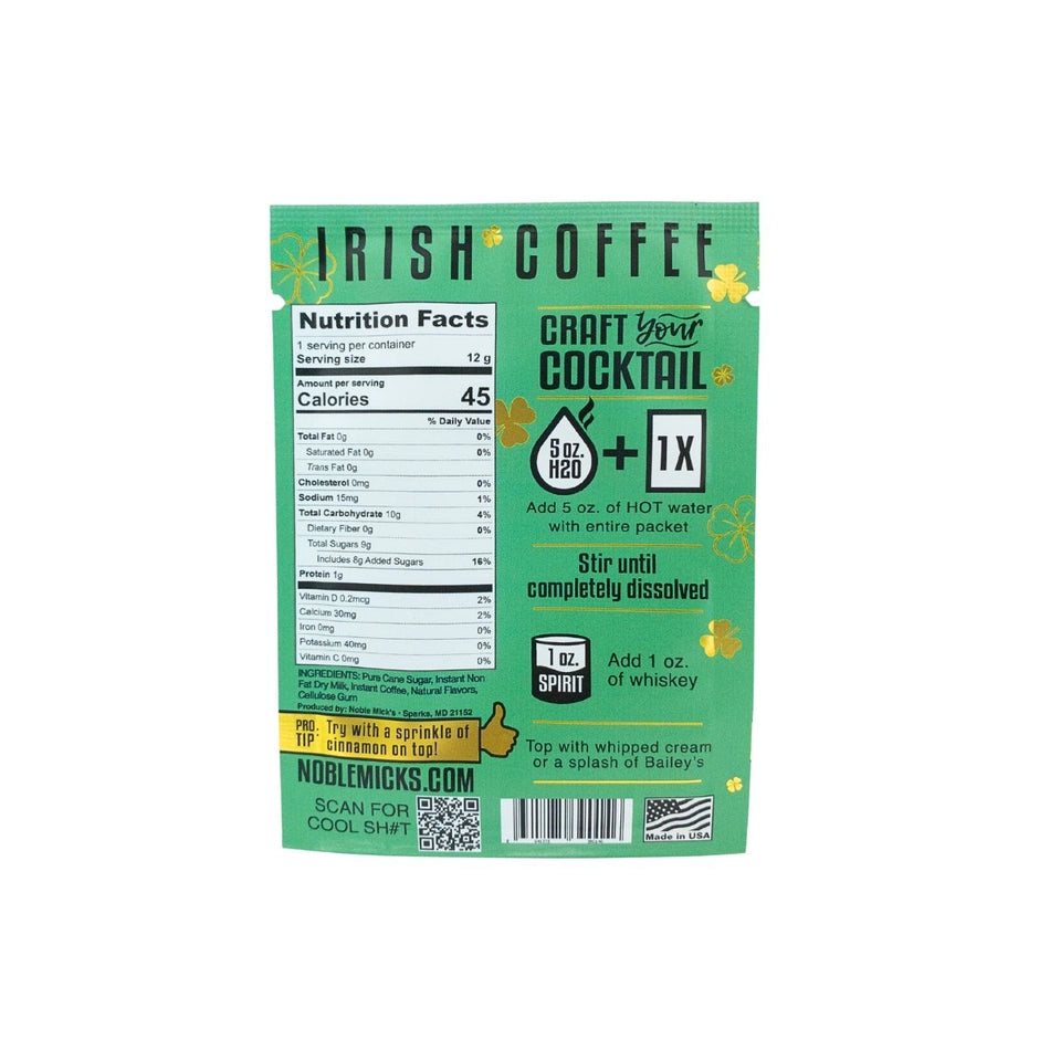 Irish Coffee Cocktail Mix