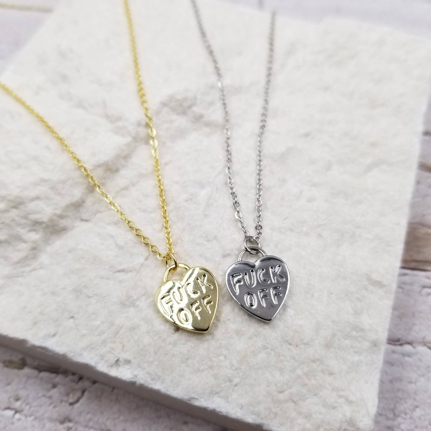 F*ck Off Pendant Necklace