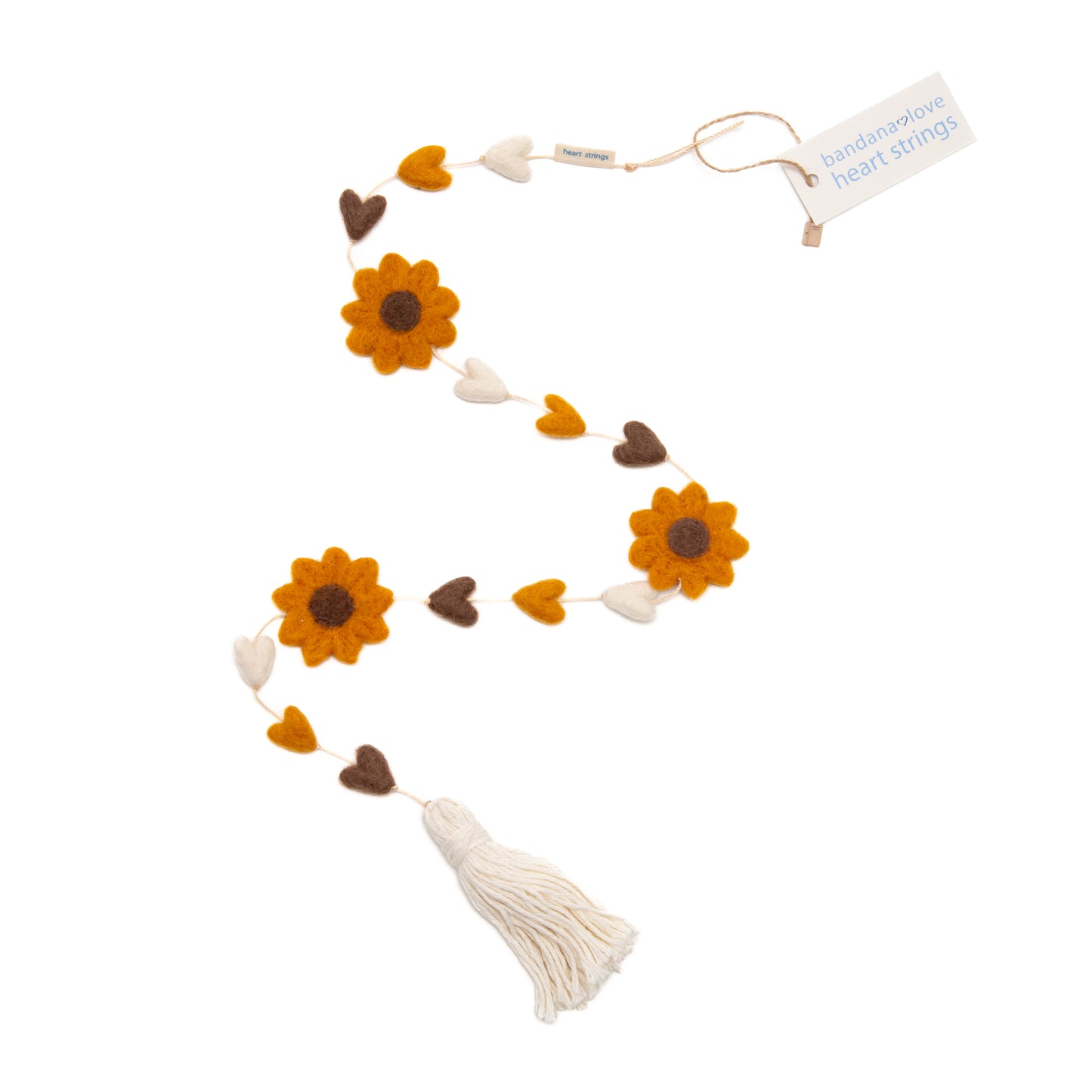 Felted Heart Garlands