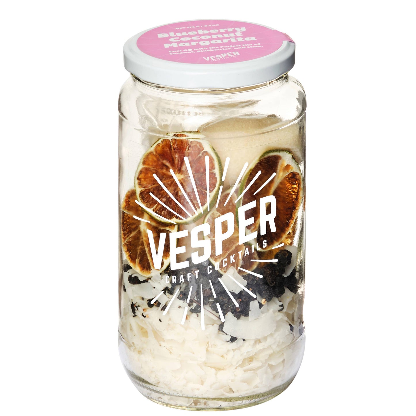 Blueberry Coconut Margarita Cocktail Infusion