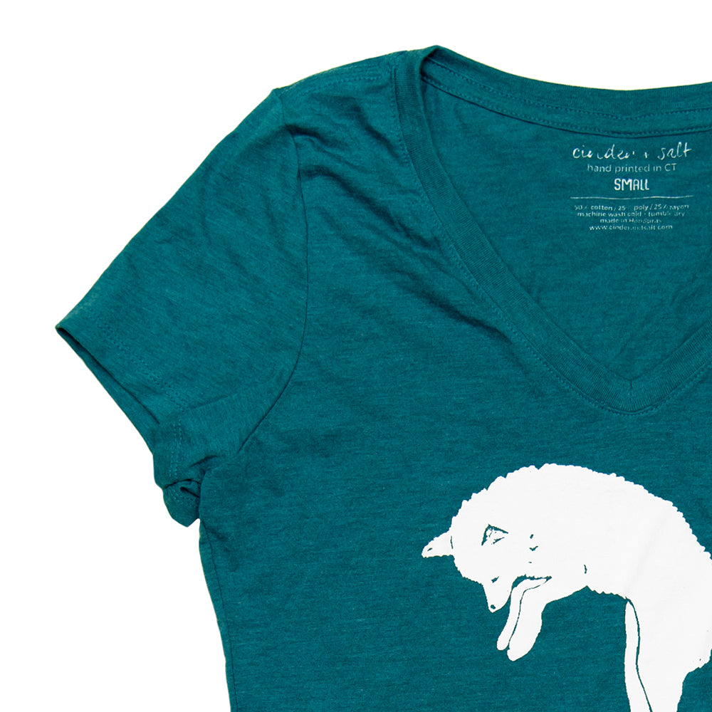 Arctic Fox V-Neck Tee