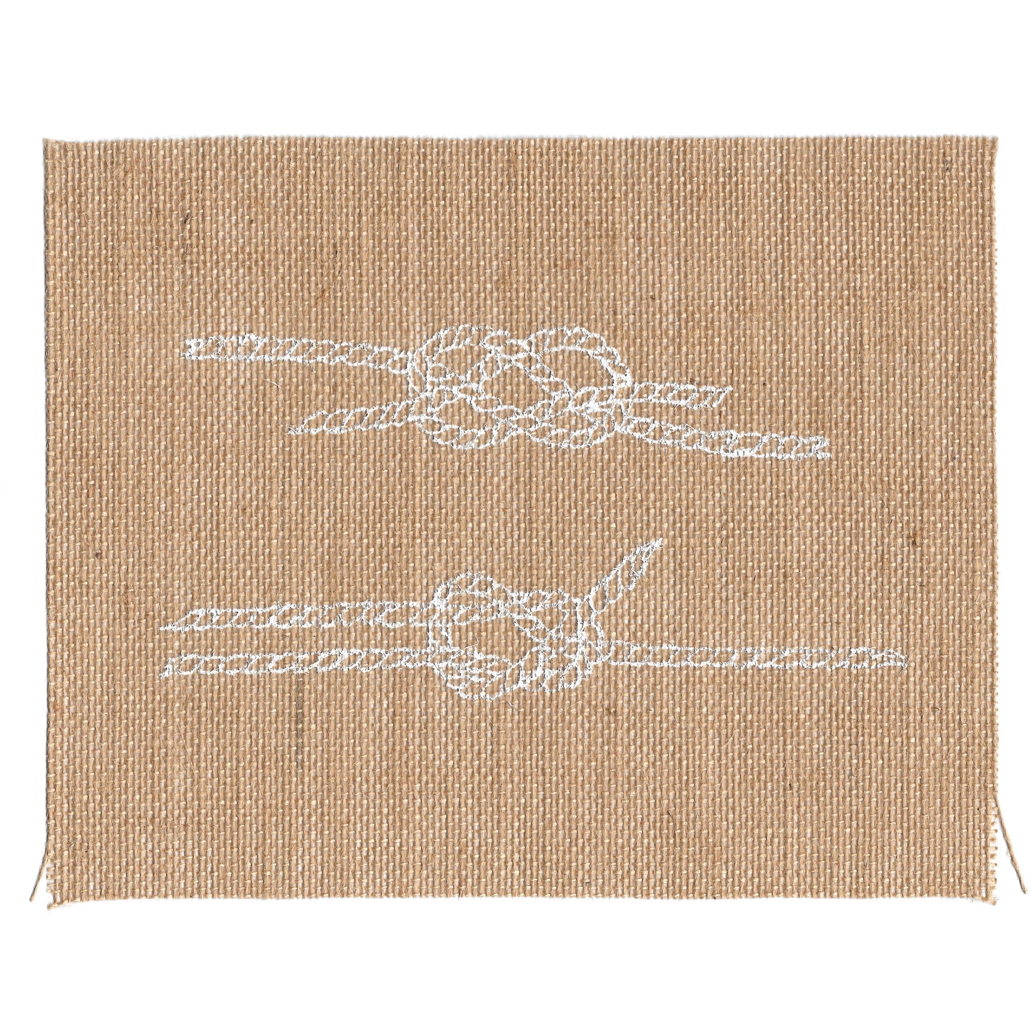 Sailor's Knots 8x10 Burlap Art Print