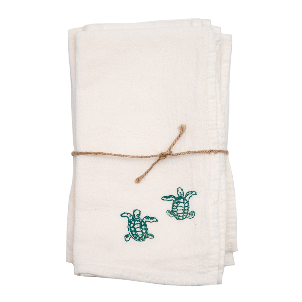 Sea Turtles Cloth Napkins - Set of 4