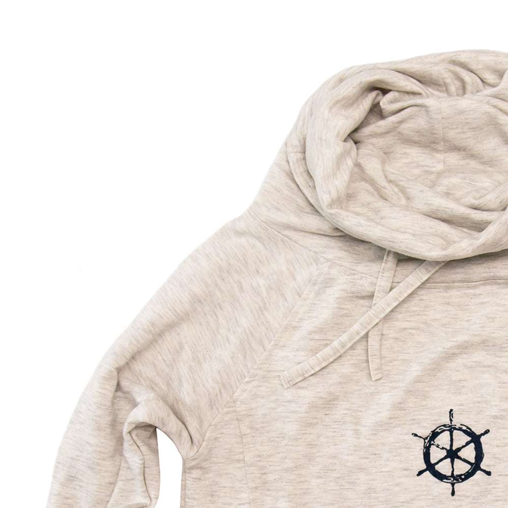 Ships Wheel Cowl Neck Pullover