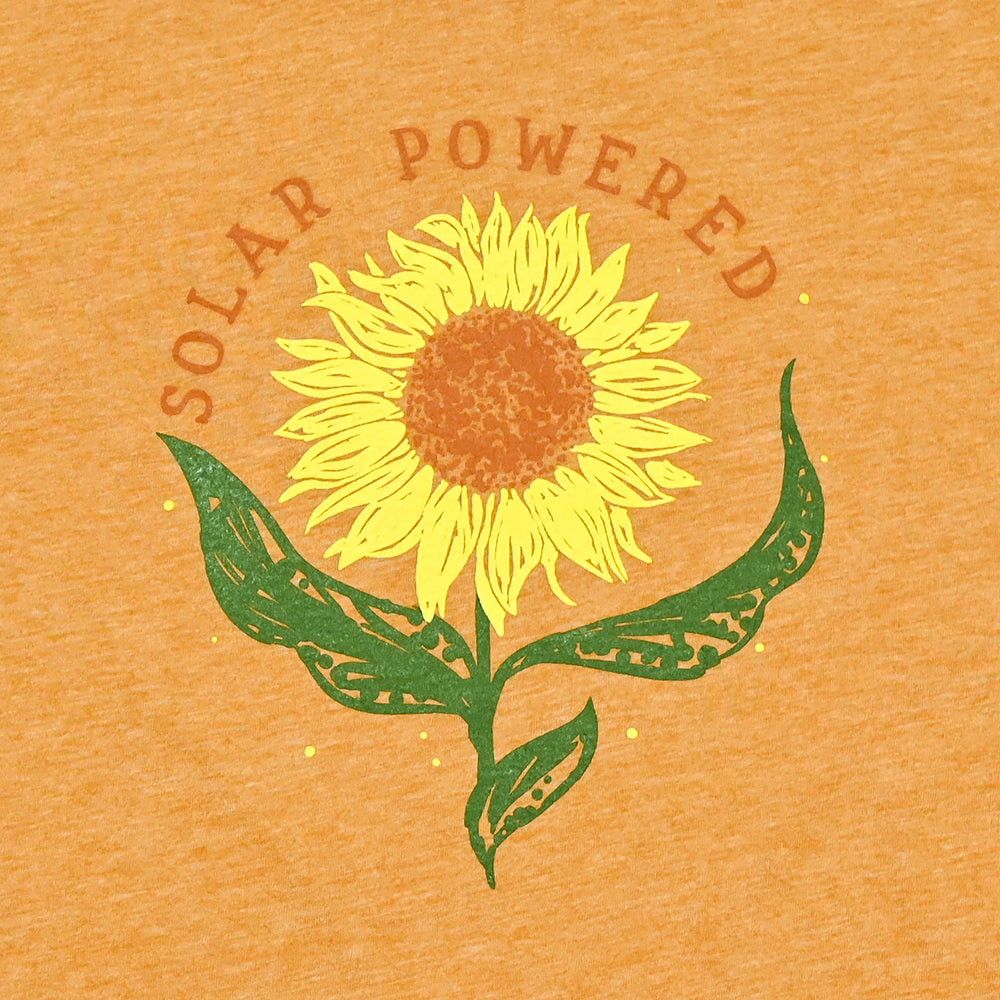Solar Powered Sunflower Crop Tee