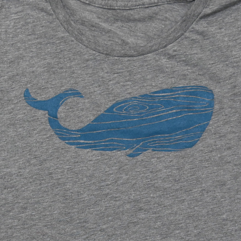 Woodgrain Whale Drape Tee