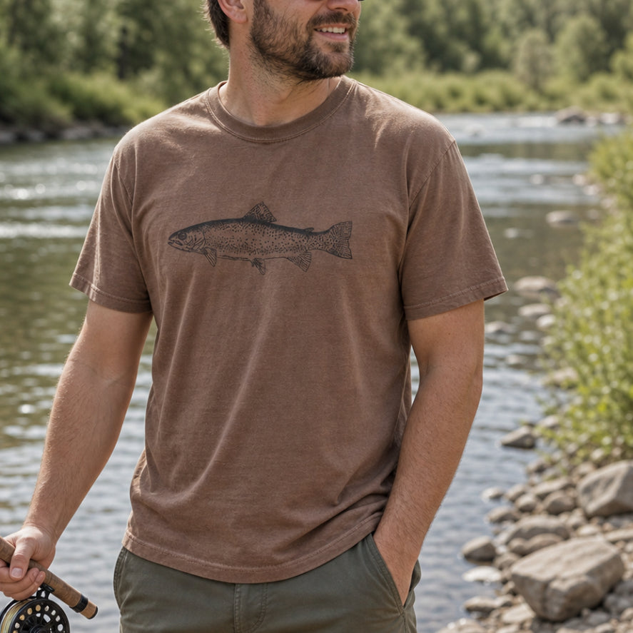 Trout Pigment Dyed Tee