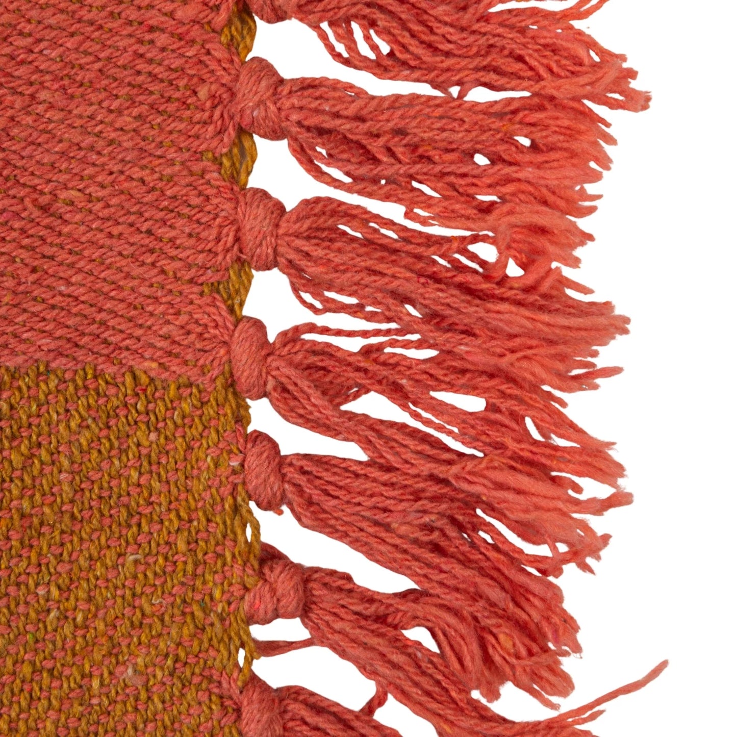 Checkered Throw in Pink & Green