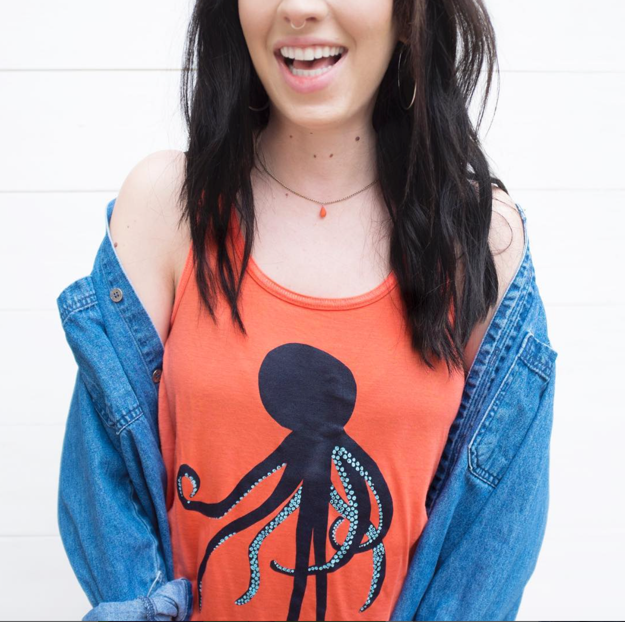 Octopus Ladies Flowy Tank