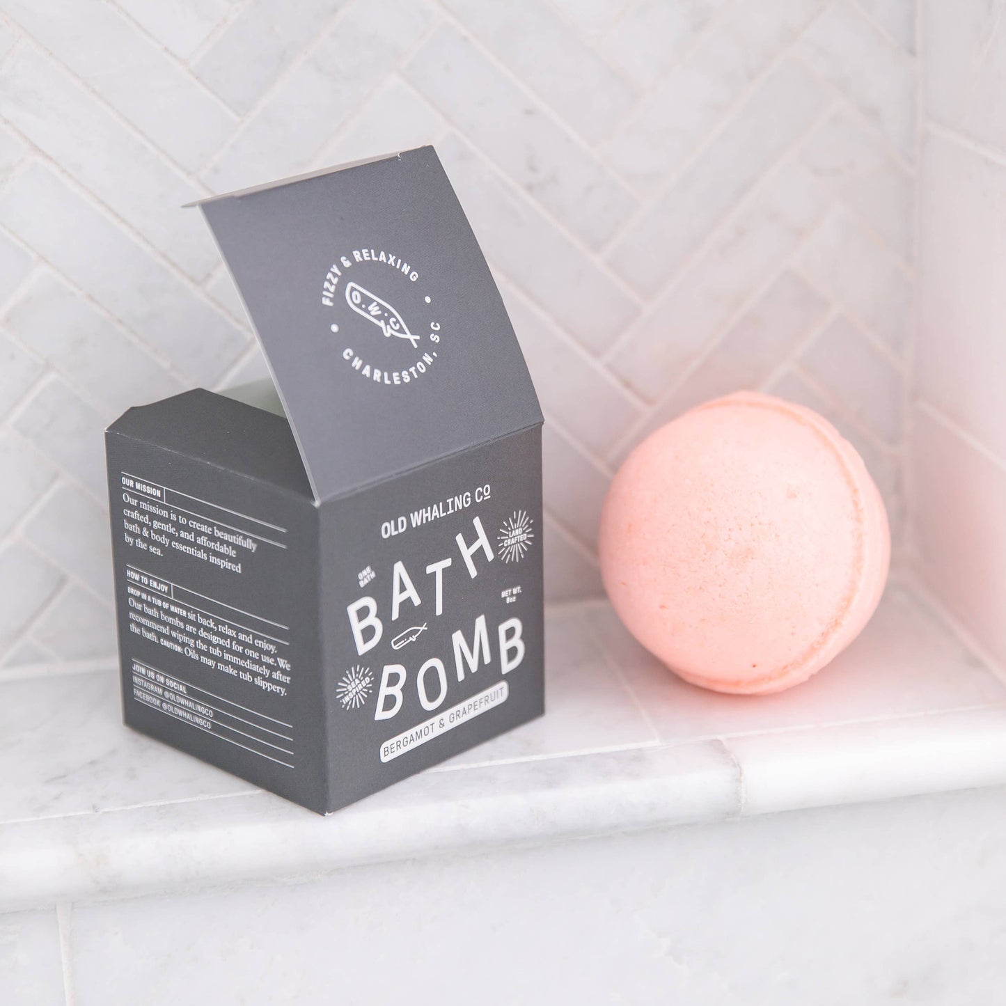 Bergamot &
 Grapefruit Bath Bomb