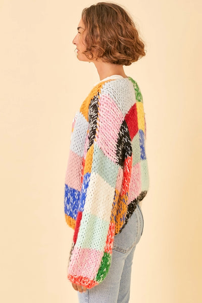 Carnival Colorblock Cardigan