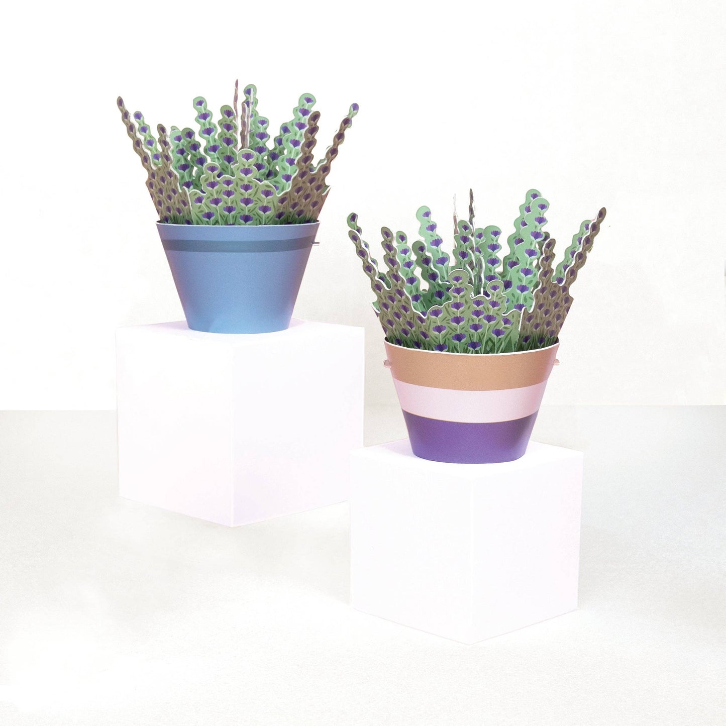 DIY Mini Paper Lavender Plant