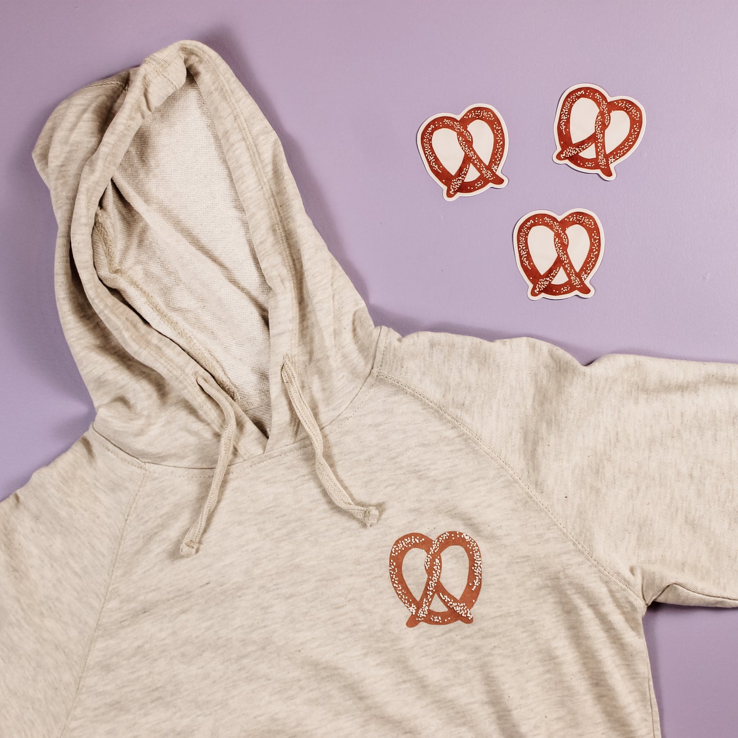 Pretzel Unisex French Terry Hoodie