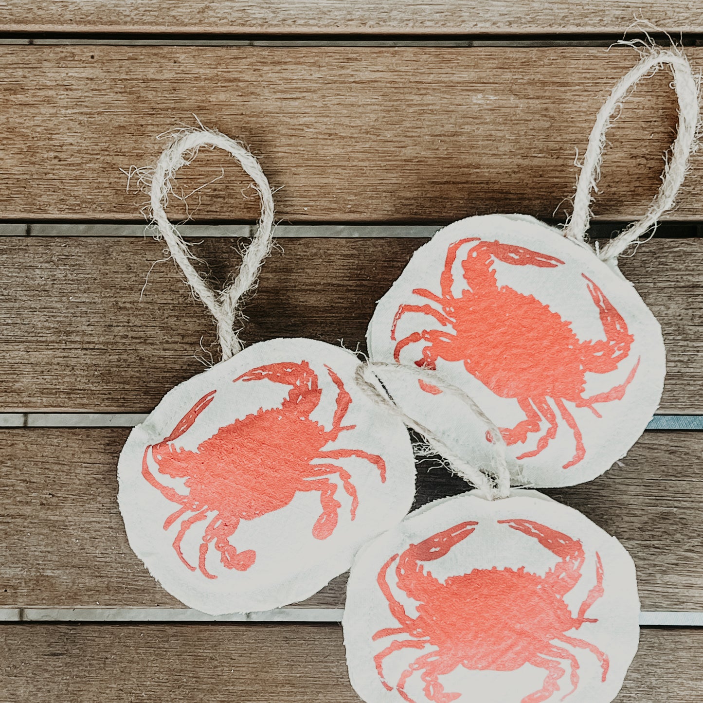Rustic Crab Ornament