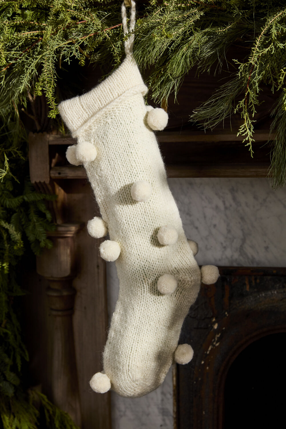 Nordic Poof Stocking