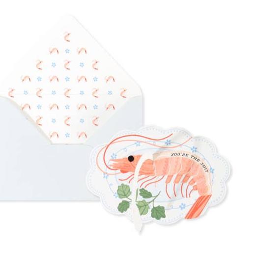 Shrimp Pop-Up Card