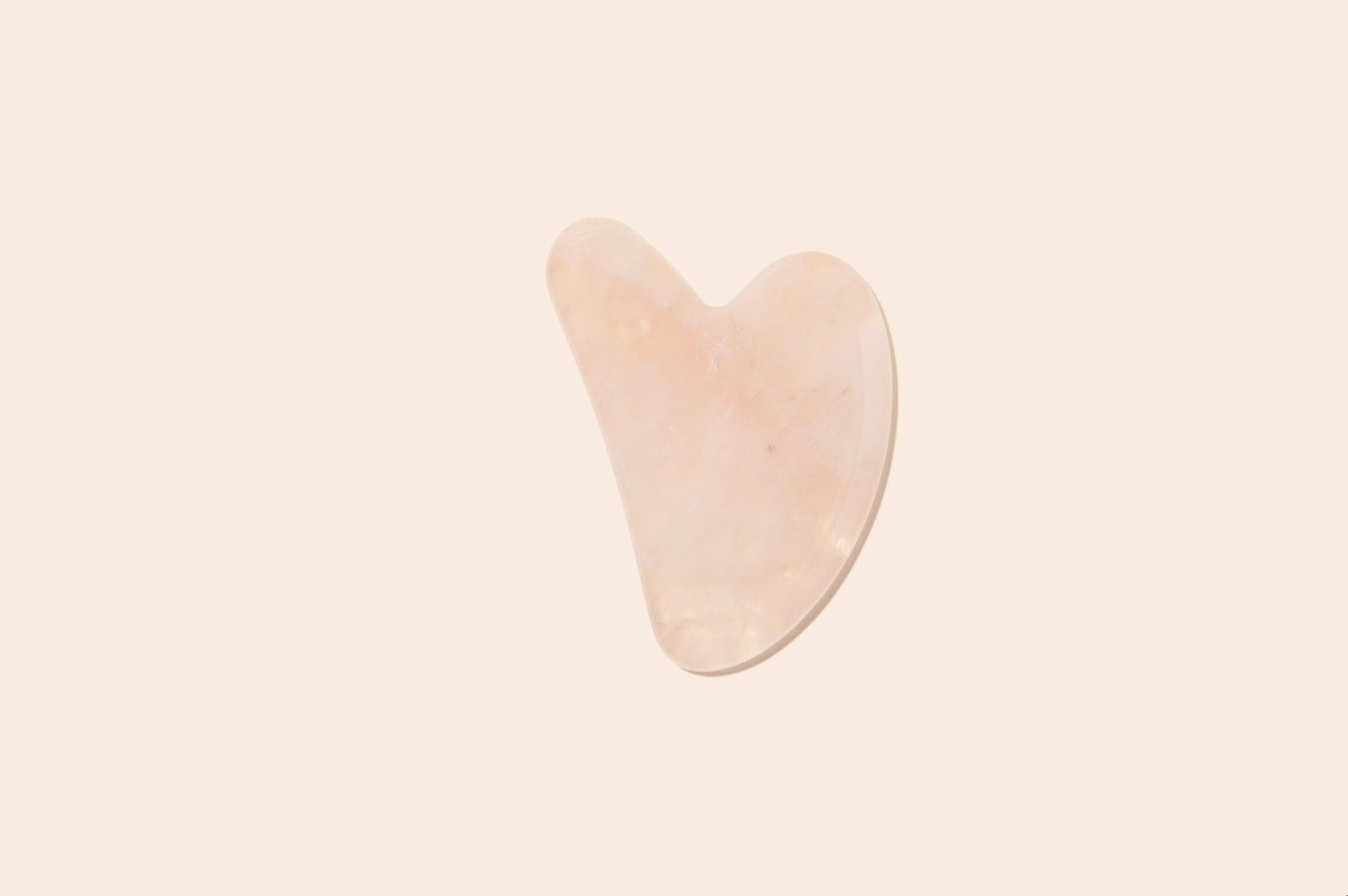 Rose Quartz Gua Sha Facial Stone