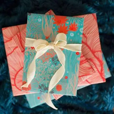 Underwater Flora Wrapping Paper