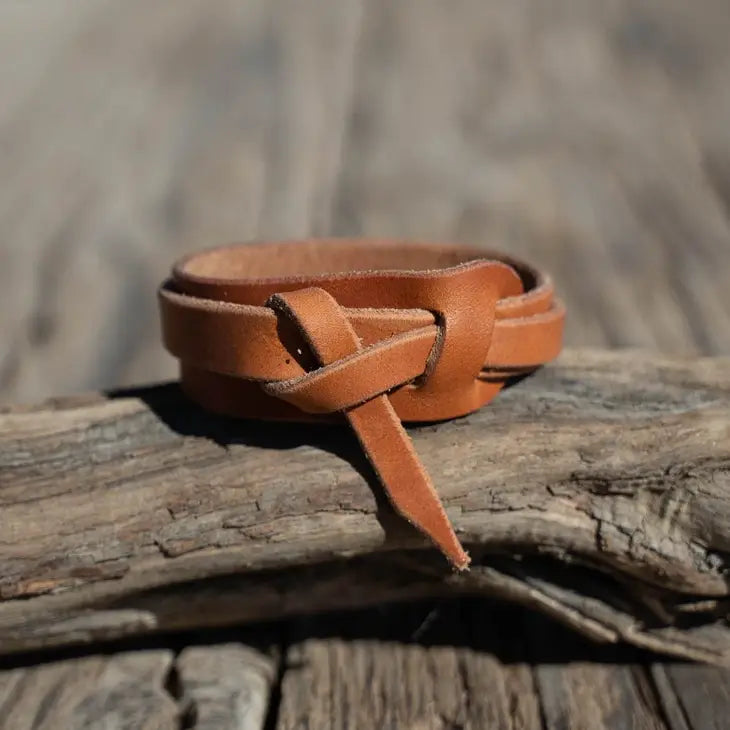 Leather Knot Bracelet