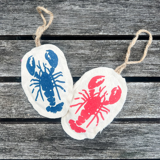 Rustic Lobster Ornament