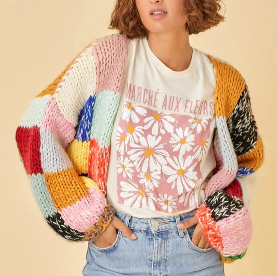 Carnival Colorblock Cardigan