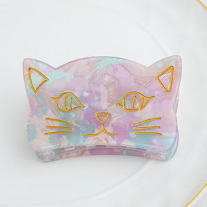 Cat Hair Clip - Purple & Blue