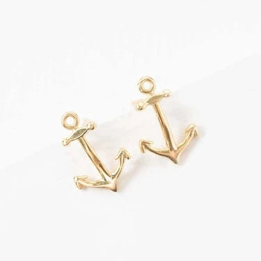 Anchor Stud Earring