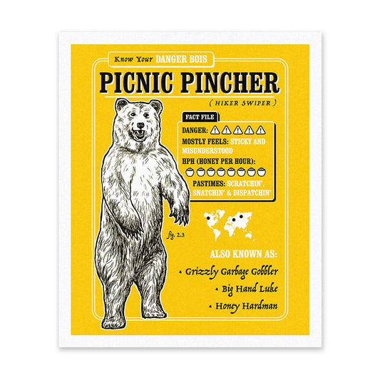 Picnic Pincher Riso Print