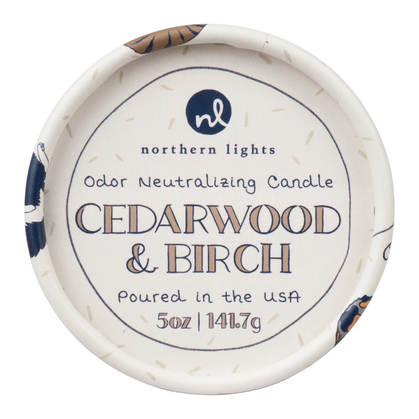 Cedarwood & Birch Odor Masking Candle