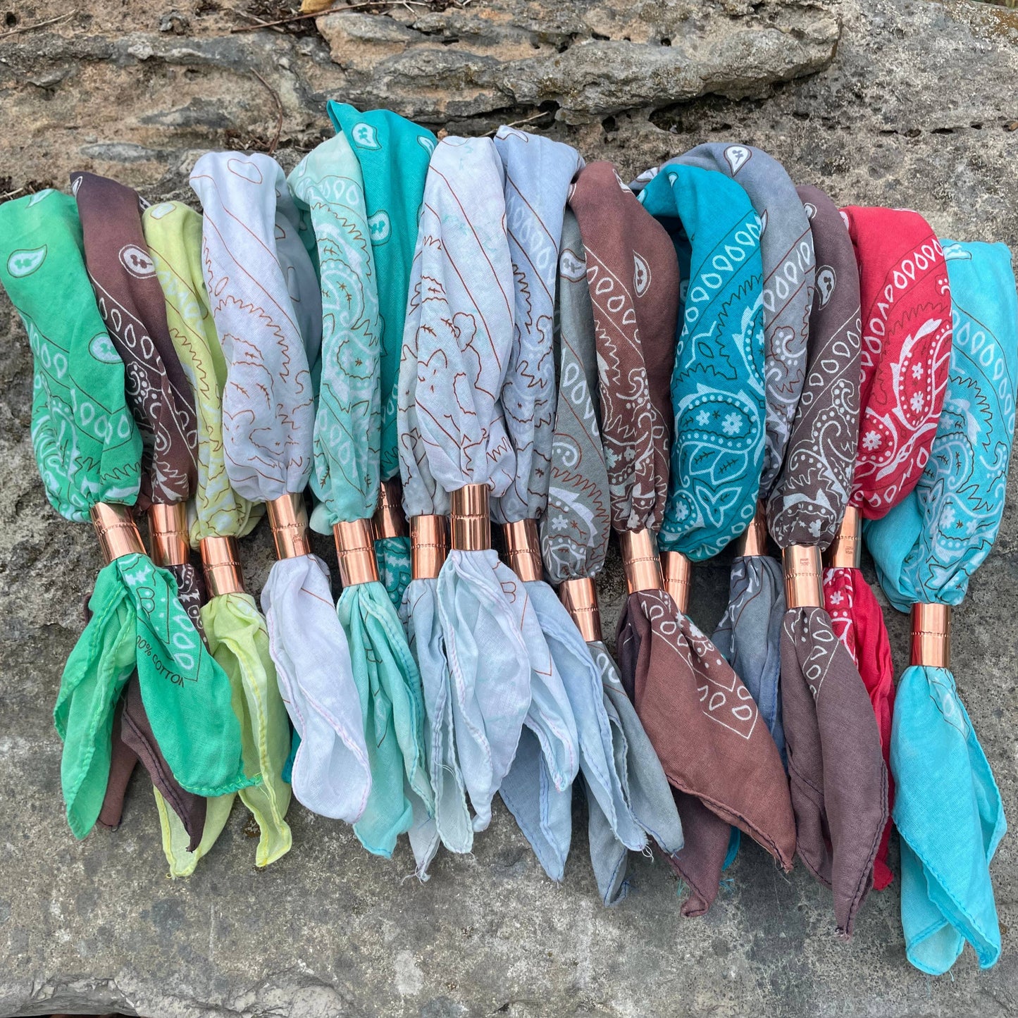 Distressed Bandana with Slide