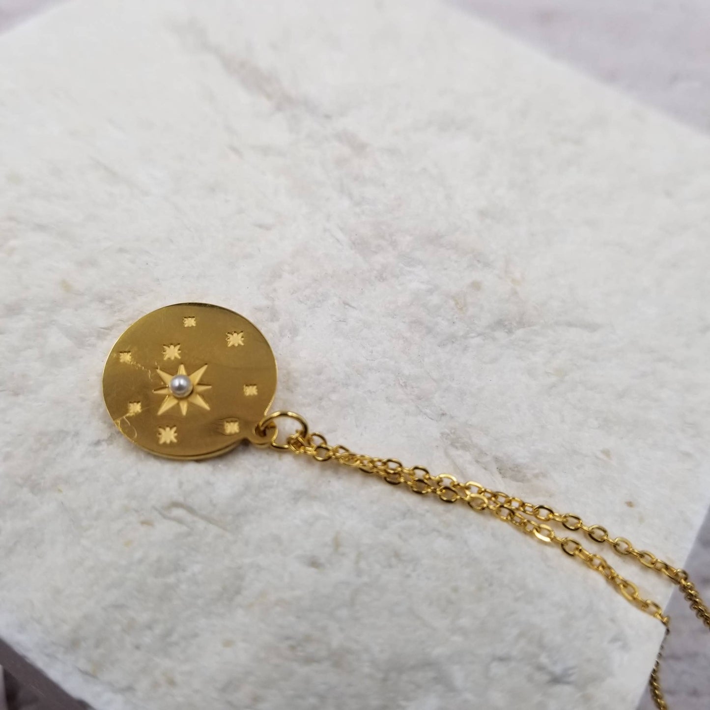 18K Estrella Pearl Necklace