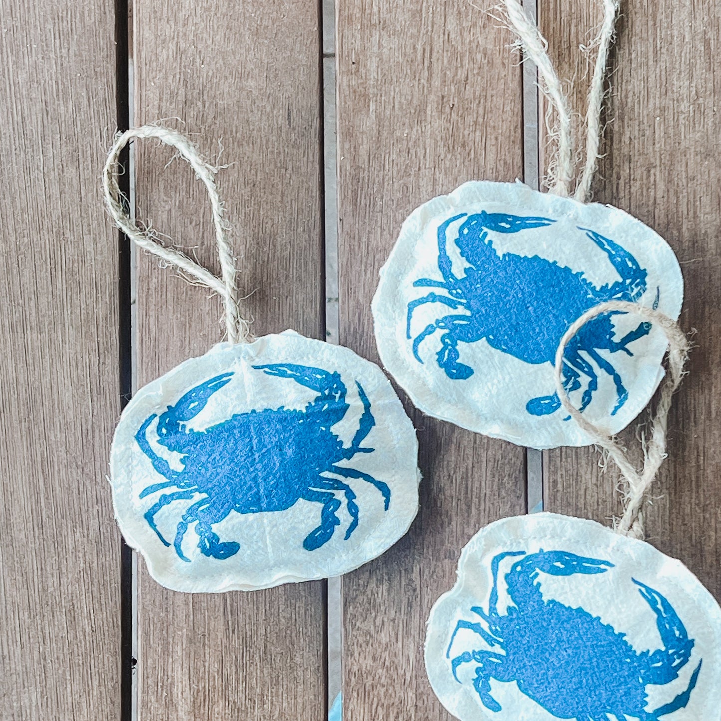 Rustic Crab Ornament