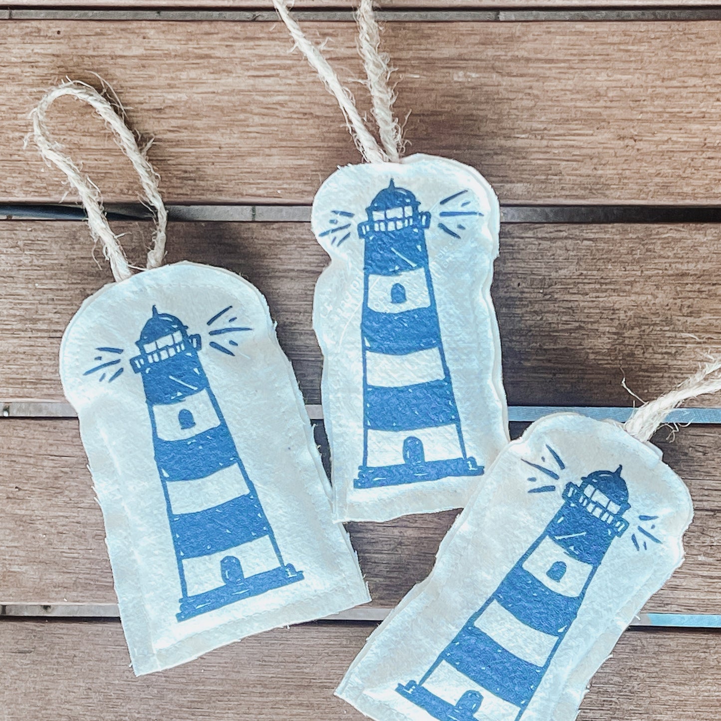 Rustic Lighthouse Ornament