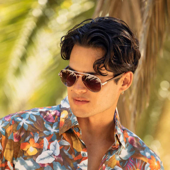 Rye Gold & Walnut Sunglasses