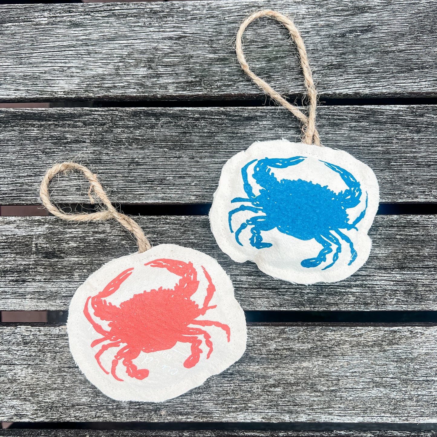 Rustic Crab Ornament