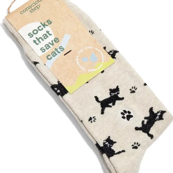 Socks That Save Cats - Black