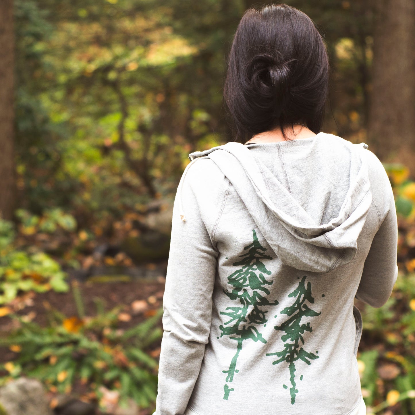 Pine Trees Women's Lightweight Hoodie