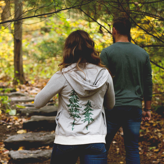 Pine Trees Lightweight Hoodie