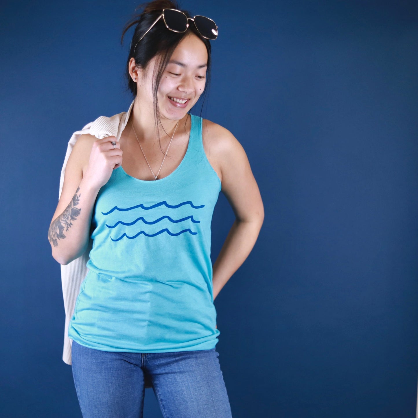 Waves Racerback Tank