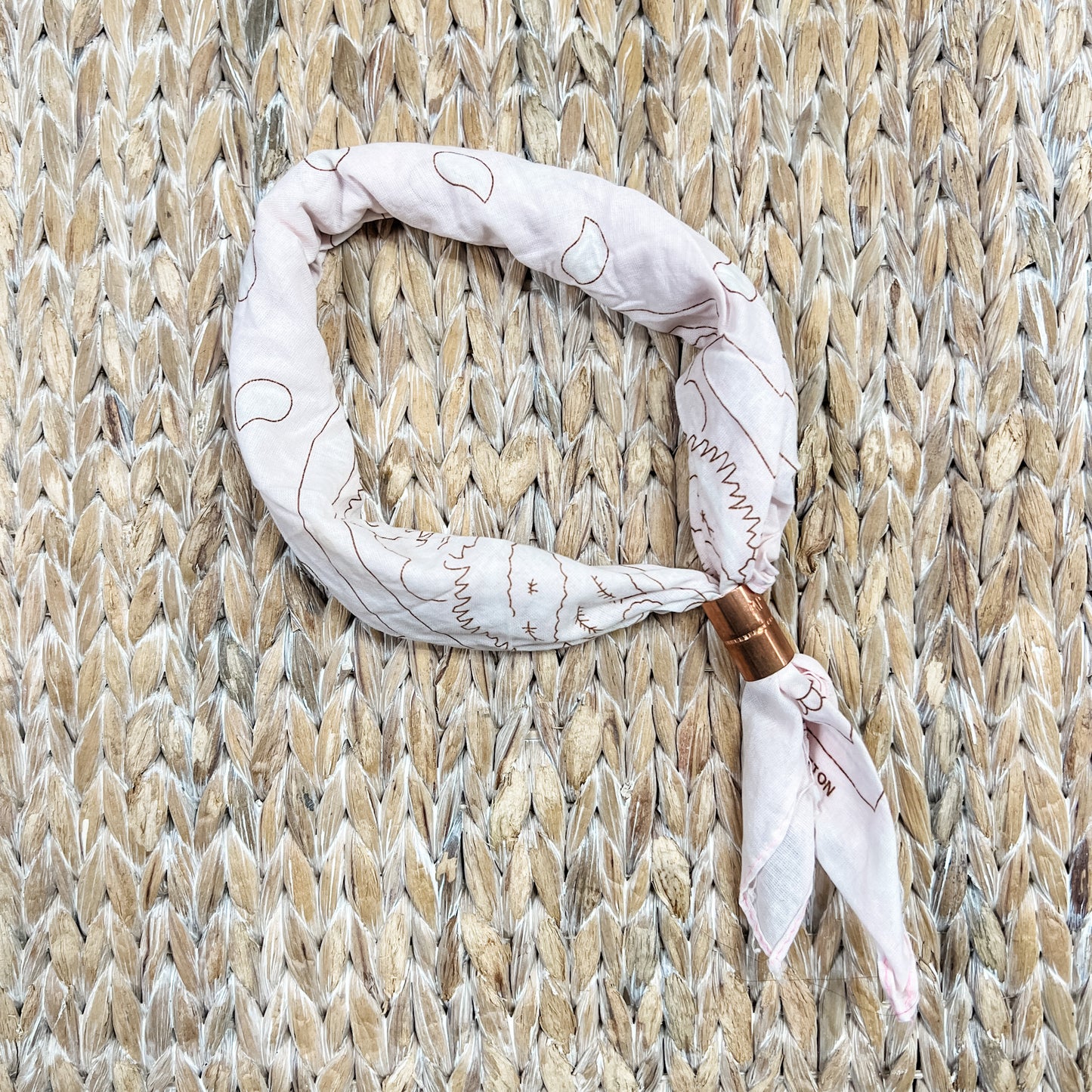 Distressed Bandana with Slide