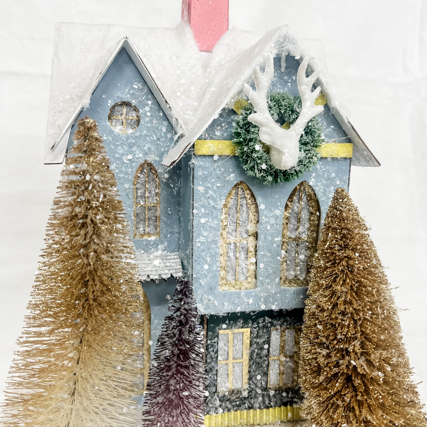 Frosted Mansionette Village House
