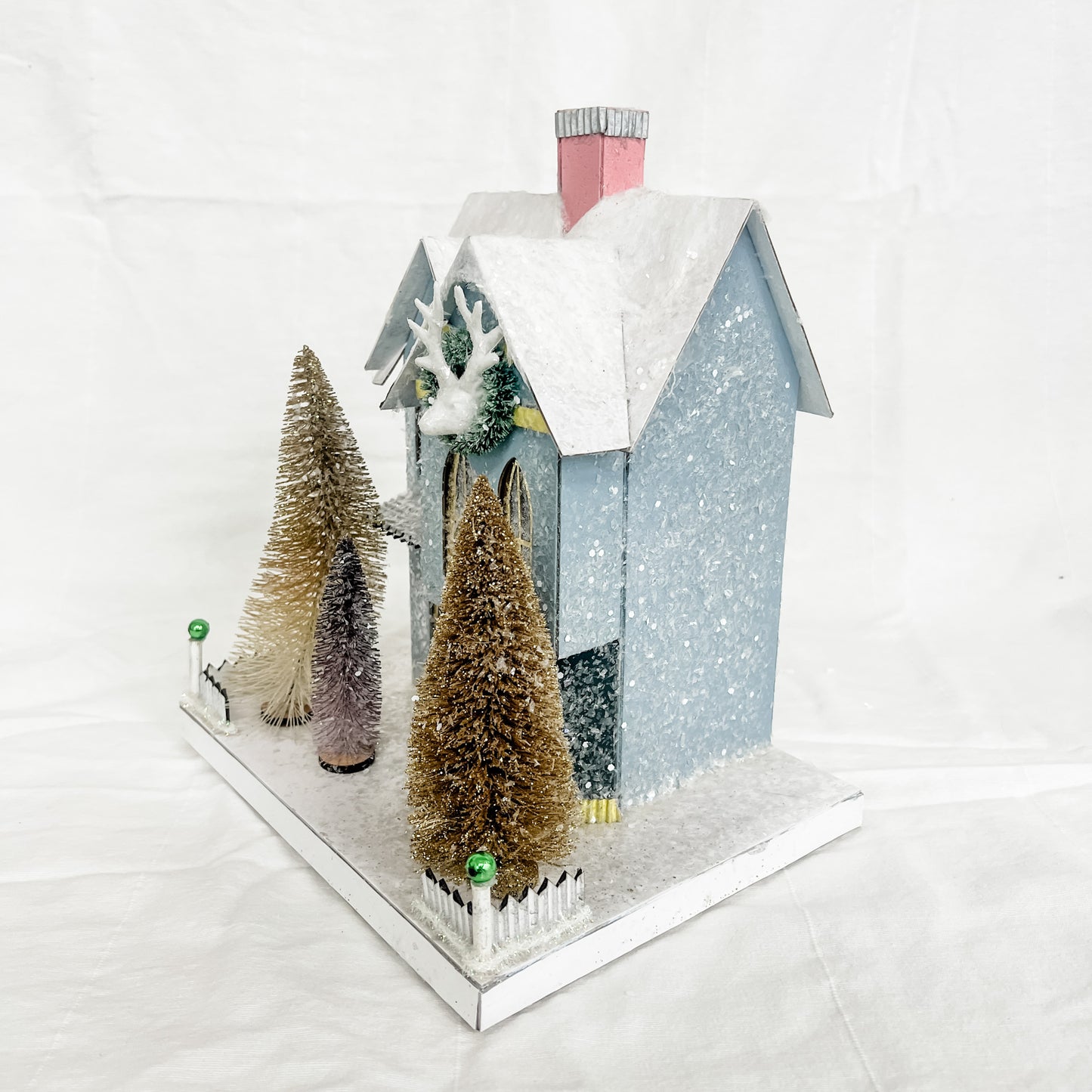 Frosted Mansionette Village House