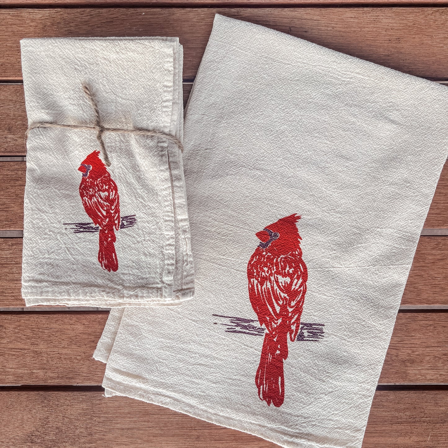 Cardinal Tea Towel