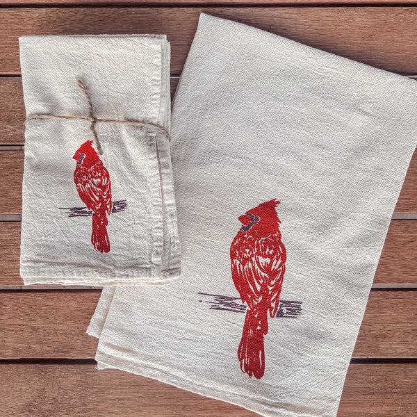 Cardinal Cloth Napkins - set of 4