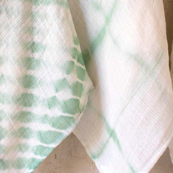 Set of Three Hand-Dyed Tea Towels