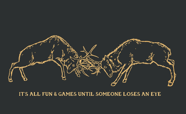 Fun & Games Elk Sticker