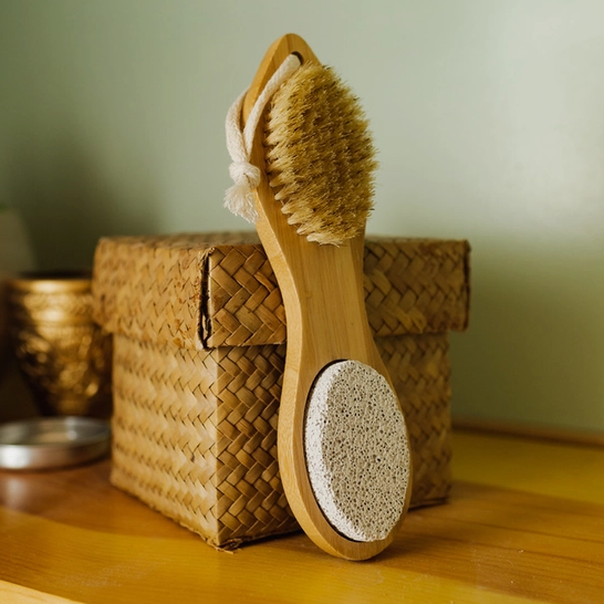 Bamboo Exfoliating Foot Pedicure Tool