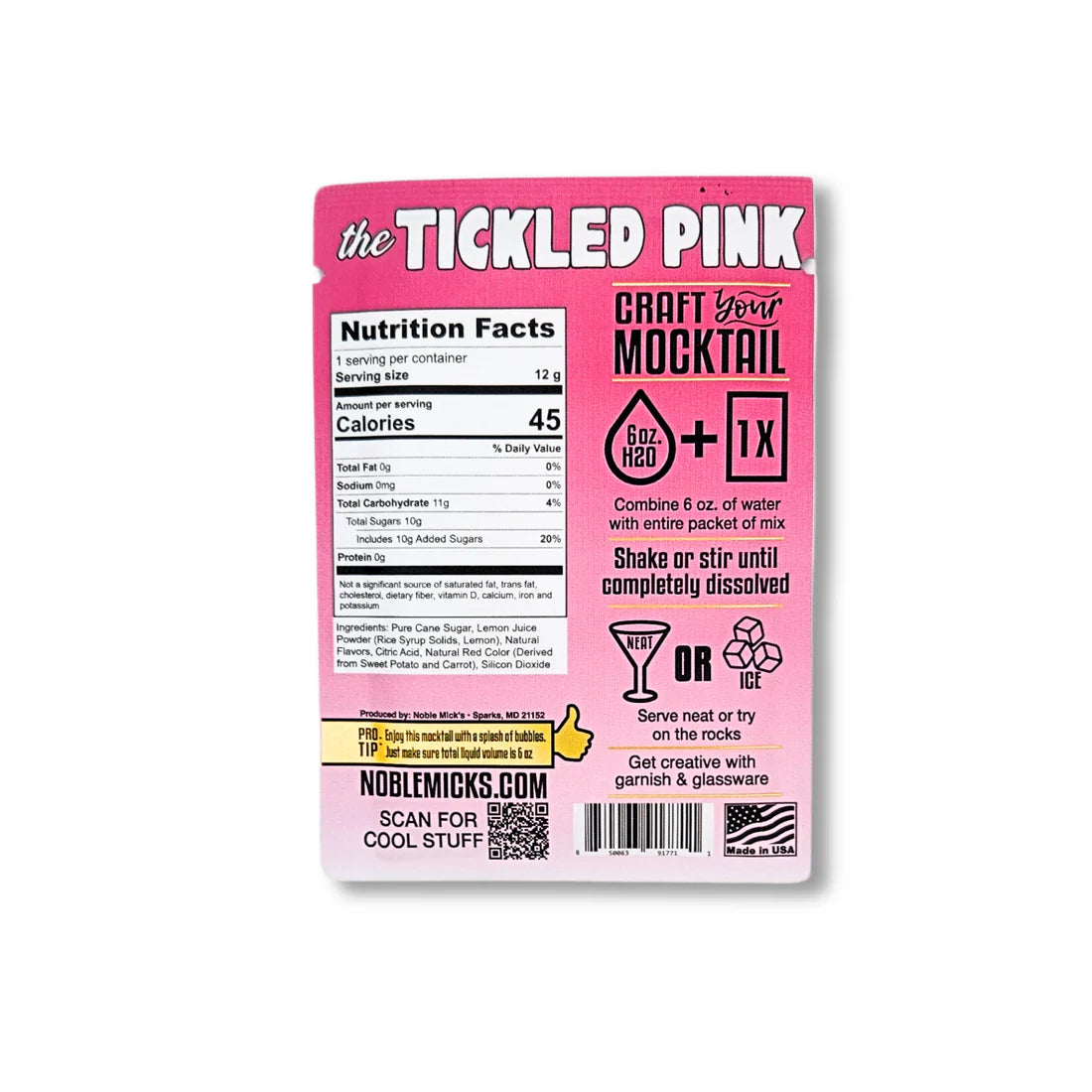 Tickled Pink Mocktail