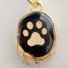 Paw Print Gemstone Necklace